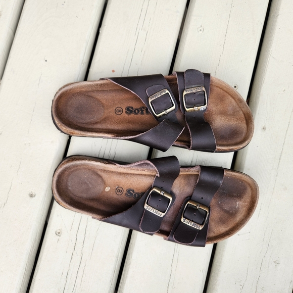 Softmoc Leather Sandals Women's Size 8 - Picture 1 of 6